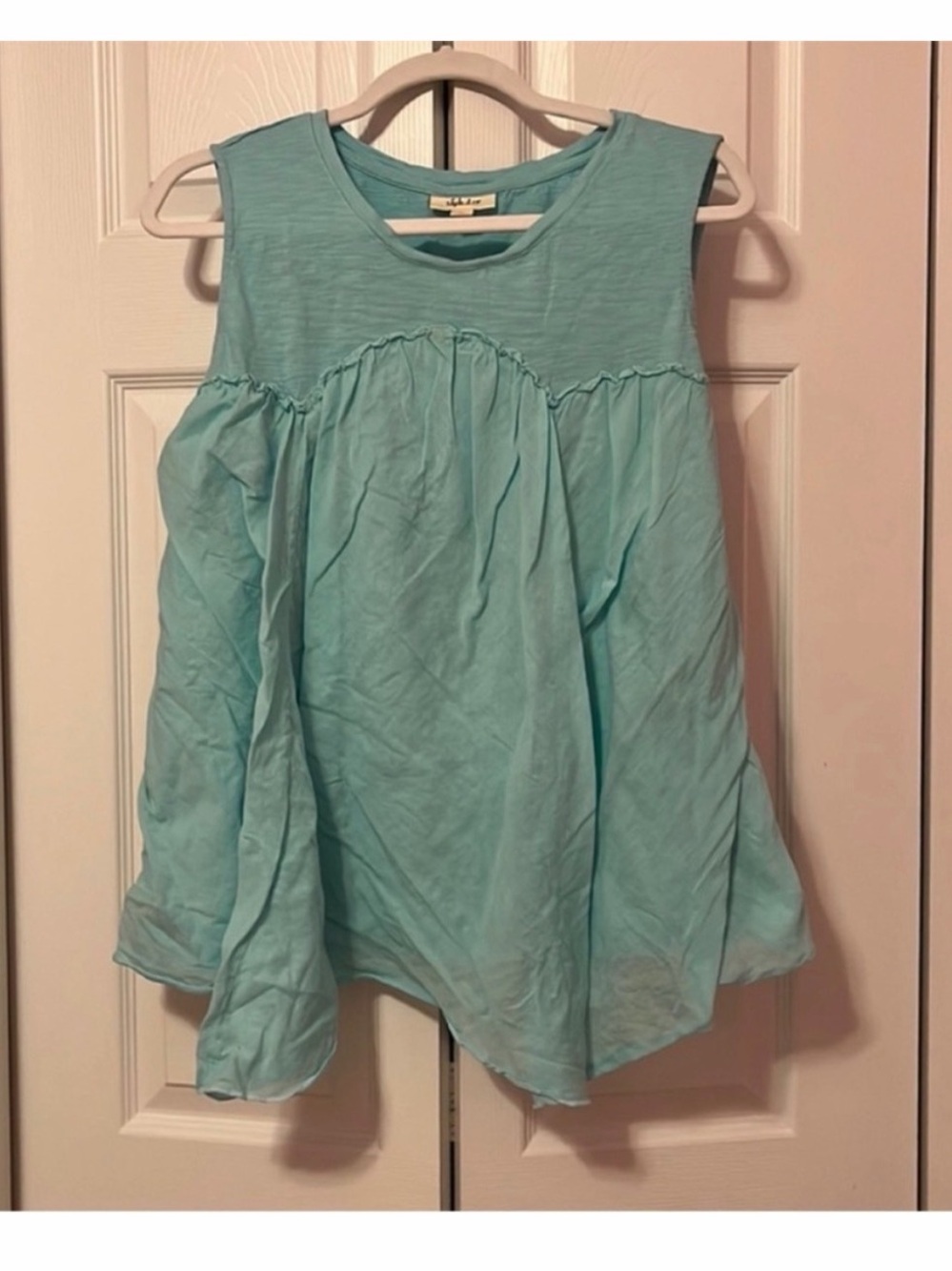 Style and co light blue tank top